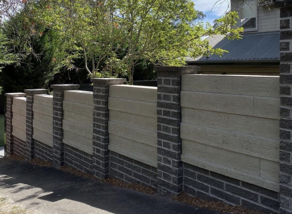 millboard weathered oak used as a fence