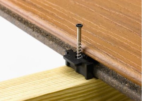 Trex composite decking connector clip