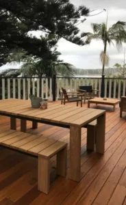 Blackbutt hardwood deck