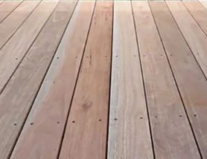 Hardwood deck boards