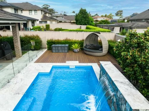 Composite Pool deck using Nexgen deck boards