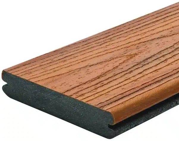 Trex grooved board