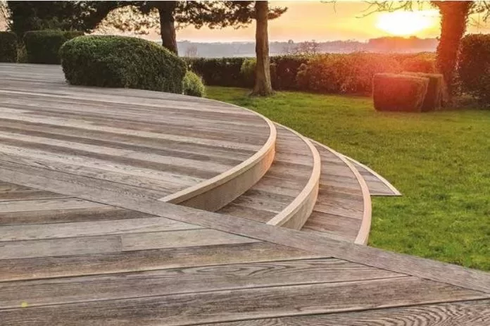 Installed Millboard decking