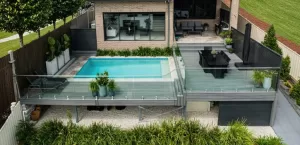 Pool and entertaining deck design