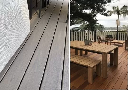 Composite and timber decking